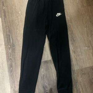 Black Nike joggers